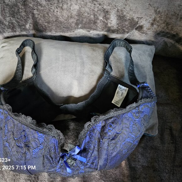 Elomi Anushka bra NWOT US 34K GORGEOUS BLUE! - Picture 4 of 6